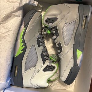 Jordan Air Retro 5 Greenbean